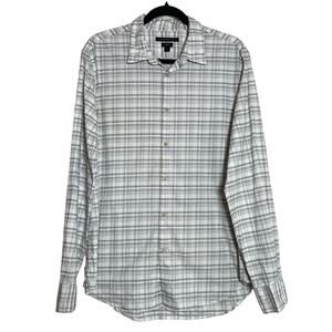 John Varvatos Star U.S.A Lux Plaid Long Sleeve Button Up Shirt Men's Medium